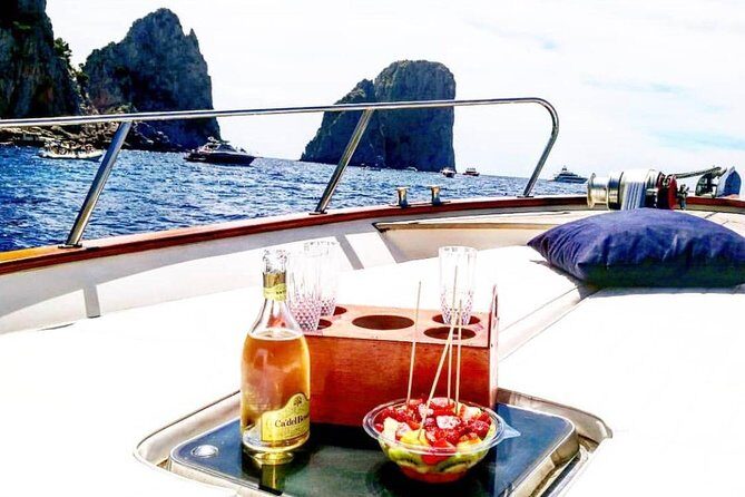 Small-group Positano Capri - Green Grotto and coastal passes: where the emerald glow lives