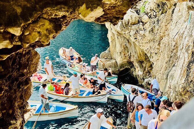 Small Group Tour from Rome to Blue Grotto, Anacapri and Capri - Marina Grande and the fast ferry back to Naples