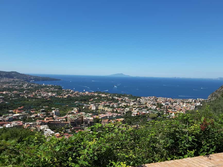 Sorrento: Amalfi Coast Sharing Full-day Tour - Riding out of Sorrento in a small Mercedes van