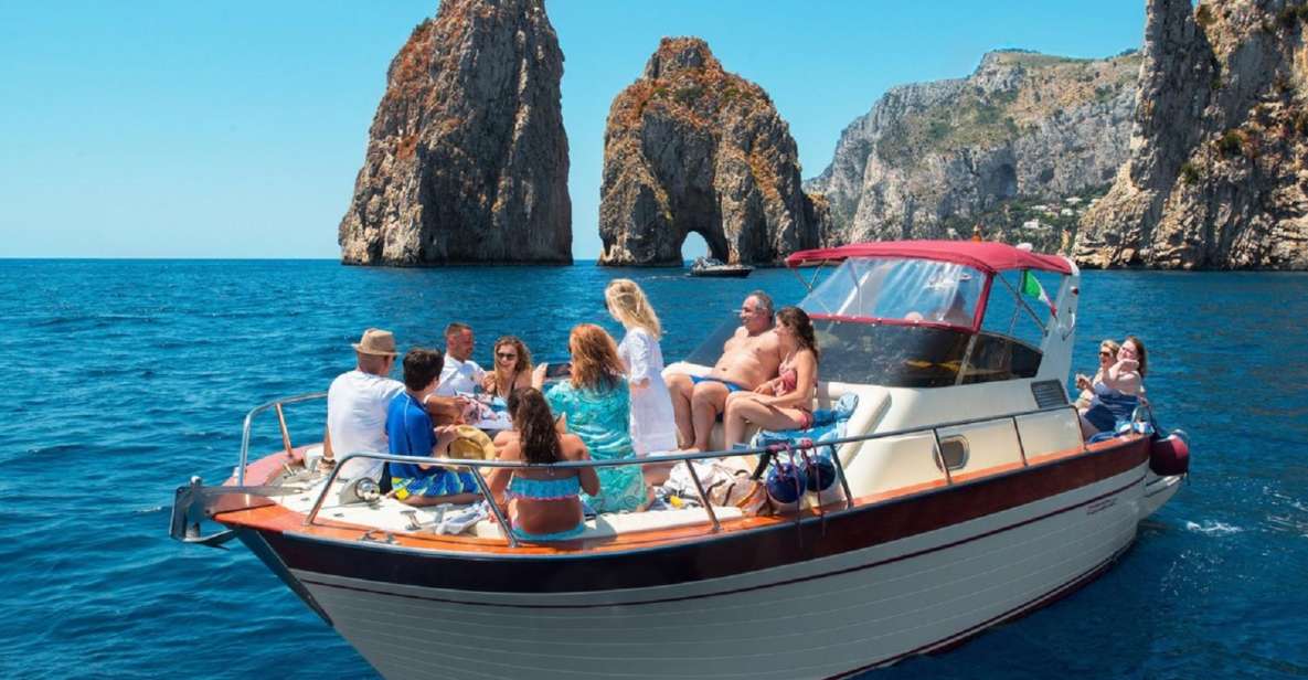 Sorrento: Capri and Blue Grotto Boat Cruise with Drinks - Key points before you go