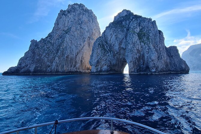 Sorrento: Capri Boat Small Group Tour Up to 8 & 4 hours ashore - Green Grotto and Punta Carena: What You See from the Water