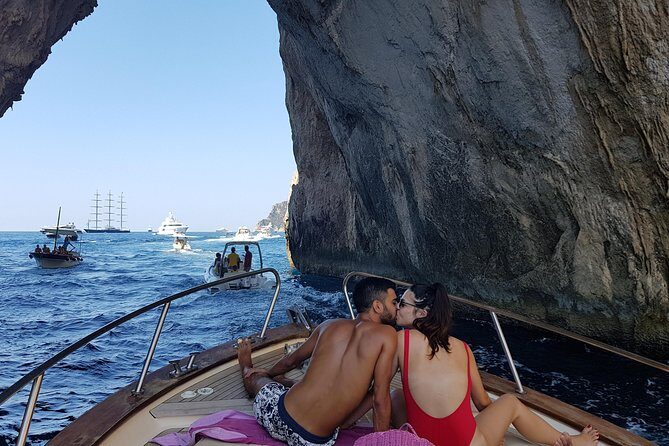 Sorrento: Capri Select Boat Trip with Swim, Drinks & Pick Up - Drinks on board: what’s included and what you should watch for