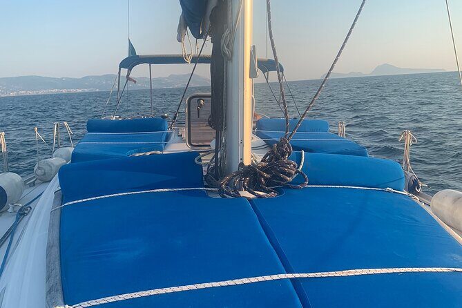 Sorrento Coast Sailing Experience. All Inclusive Sea Adventure - Hands-On Sailing: Learning to Steer the Sailboat