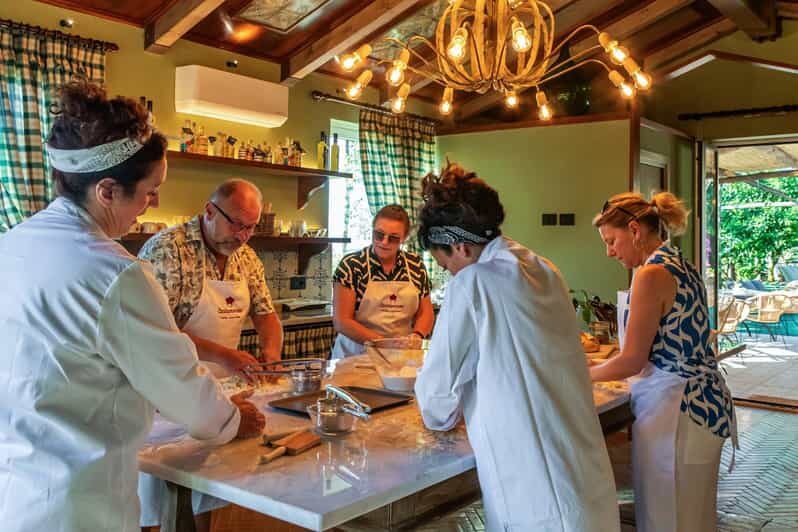 Sorrento Cooking Class: Taste the Tradition feel the Love - A countryside villa near Sorrento, with Mount Vesuvius in view