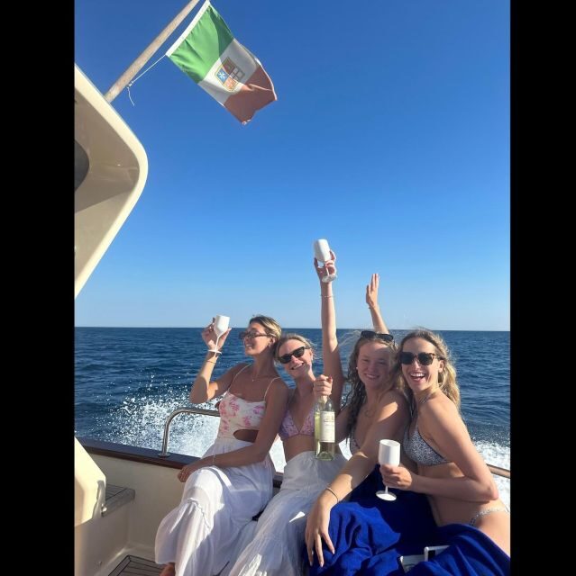 Sorrento: Luxury Private boat drinking & watching the sunset - Where to meet at Via Marina Piccola (and how to avoid stress)
