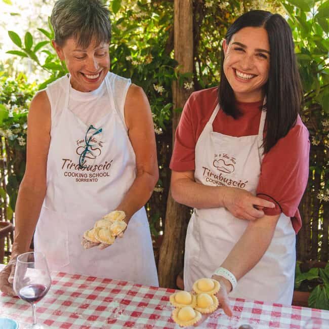 Sorrento: Pasta Making Class - Lunch and wine: the point where it all makes sense