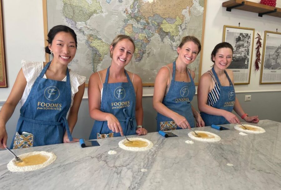Sorrento: Pasta Masterclass with a Meal and Wine - From egg dough to shaped pasta: how the class flows