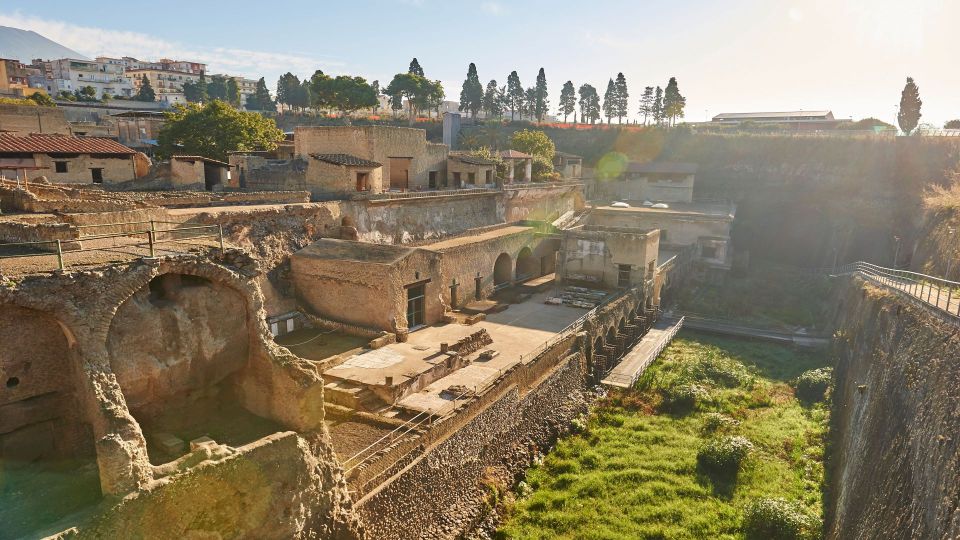 Sorrento: Pompeii & Herculaneum Tour with Skip-the-Line - Pompeii: the Forum, temples, and the big-city feel