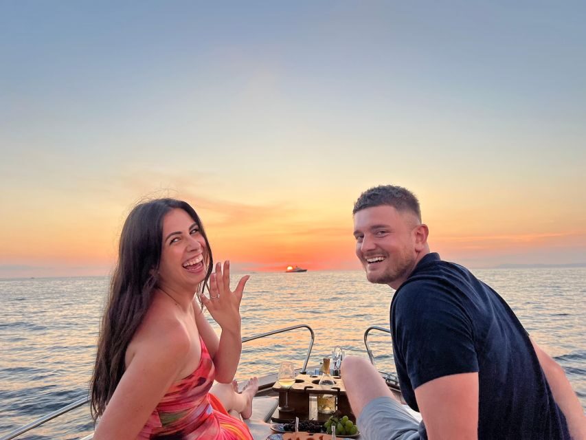 Sorrento: Private Sunset Boat Tour with Music and Aperitif - Snorkeling with gear included: a fun option, not a requirement