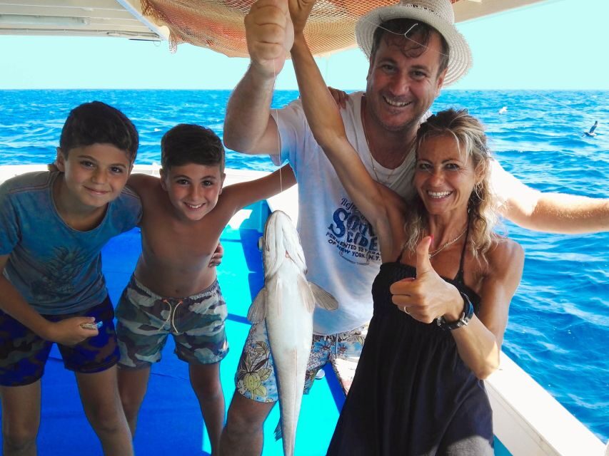 Sorrento: Sea-Fishing Tour with Lunch Onboard - Two Choices in Capri: Stay Aboard for Fishing or Do Town Time