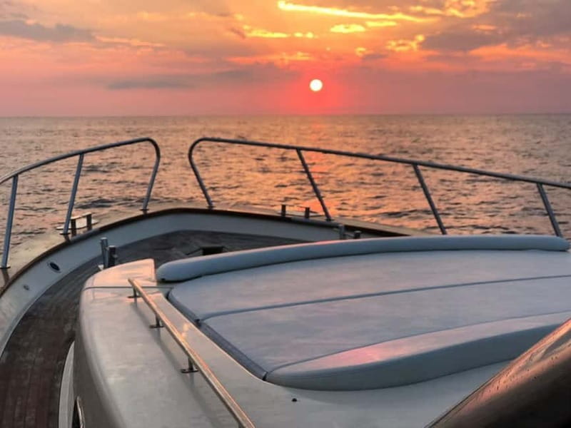 Sorrento: Sunset Coastal Boat Tour with Aperitif - The Sorrento coastal route: Marina Grande, Puolo Beach, and Punta Campanella