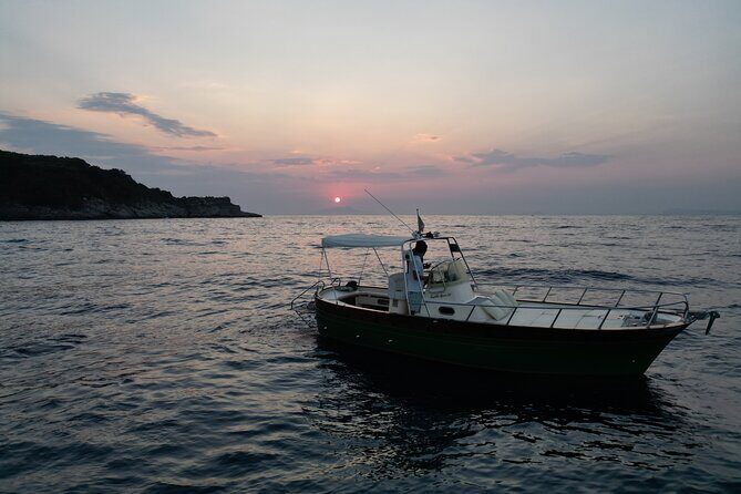 Sorrento Sunset Private Tour - Premium 28ft Boat - Stop 4: Massa Lubrense aperitivo with Prosecco, limoncello, and snacks