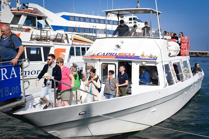 Sorrento to Capri and back: Minicruise Daily Return Ticket - Back to Sorrento at 3:15 PM: timing is everything