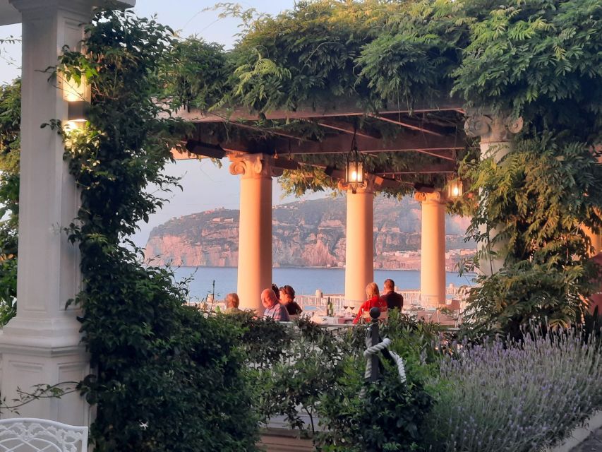 Sorrento: walking in the Grand Tour with stunning landscapes - The Public Garden: Panorama From Ischia to Punta del Capo and Vesuvius