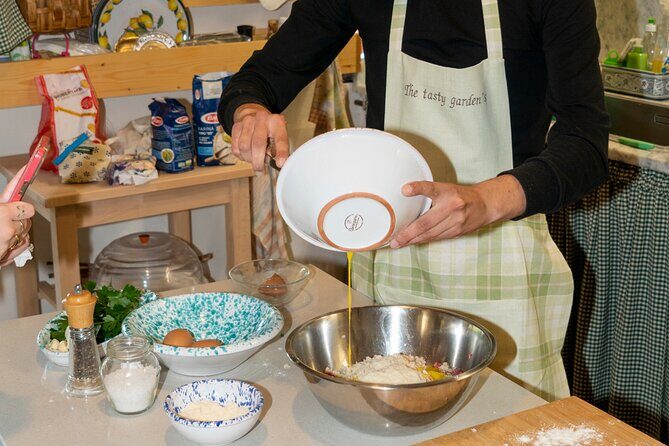 Sorrento's Tasty Garden - What You’ll Make: Bruschetta, Classic Mains, and Limoncello Tiramisu