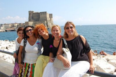 Spaccanapoli tour of the historical center of Naples - Chiesa del Gesù Nuovo: Baroque art you can spot fast