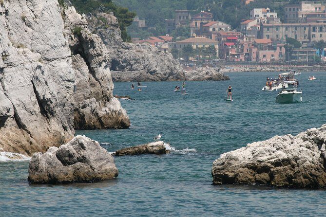 Stand Up Paddle guided tour through Amalfi Coast - Boat Assistance: The Comfort Blanket You Don’t Realize You Need