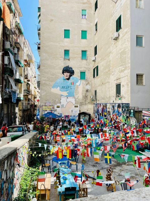 Street art tour of the Spanish Quarters & Maradona idol - Street Art in Naples, Where the Walls Tell Soccer Stories