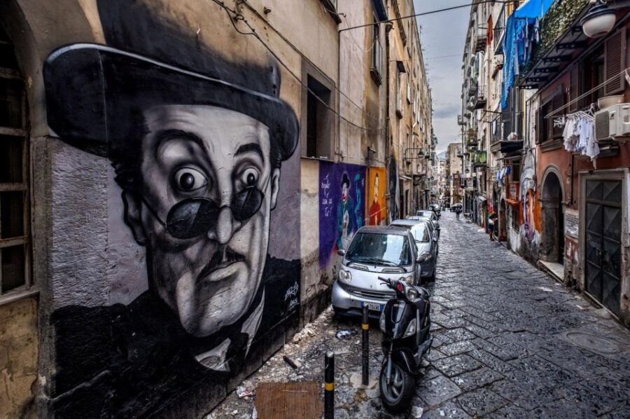 Street art tour of the Spanish Quarters & Maradona idol - Quartieri Spagnoli: The About-200 Mural Stretch
