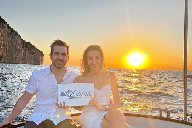 Sunset & Aperitif Boat tour - White Grotta: another viewpoint without the rush