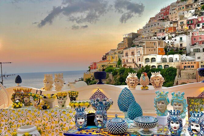 Sunset Tour in Positano and Amalfi from Sorrento by car - Stop One: Positano at Night for Shops, Lanes, and Photo Moments