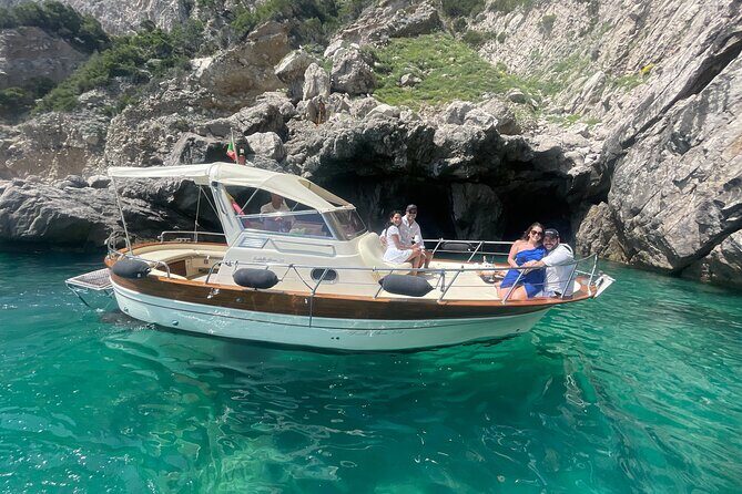 Three Hour Private Guided Tour of Capri with a luxury Gozzo cabin cruiser - Optional Blue Grotto: How It Works and the Queue Reality