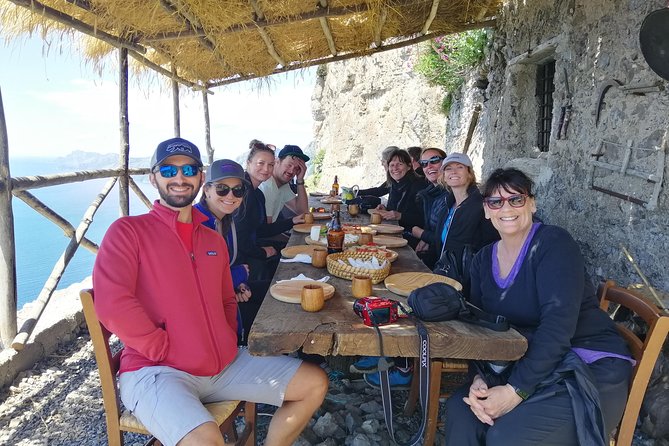 Trail of the gods with local guide Saveria Fiore "Ladybug" - The shepherd’s cabin stop: goat cheese, wine, and a real reason to rest