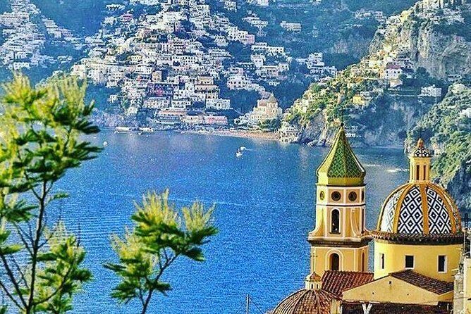 Transfer from Naples to Positano with a stop at Pompeii or Positano to Naples - Price and value: $555.27 per group (up to 8)