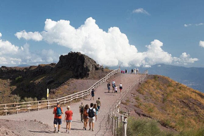 Vintage Van Experience: Tour and Transfer to Mt. Vesuvius - The Climb Up: Lava Stone Sculptures on the Way