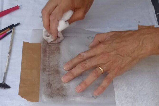 Workshop Fresco Painting & Aperitivo Seaview in Sorrento coast - From paint to a take-home fresco souvenir