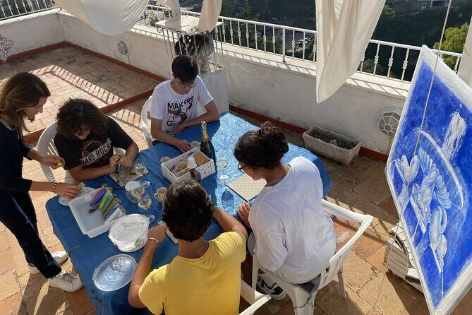 Workshop Fresco Painting & Aperitivo Seaview in Sorrento coast - Price and value: what $215.54 really includes